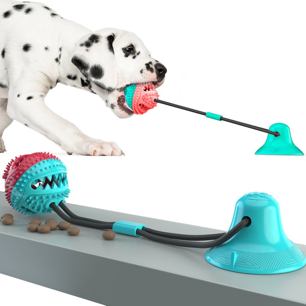 Suction Cup Dog Chew Ball Treat Dispenser