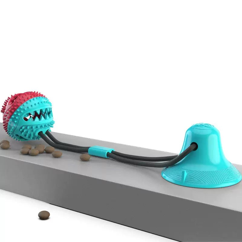 Suction Cup Dog Chew Ball Treat Dispenser