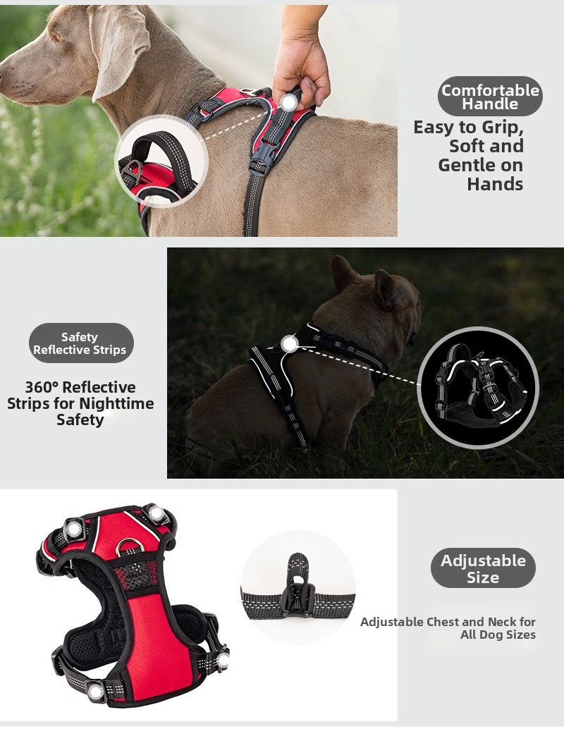 PU Oxford Fabric Dog Harness