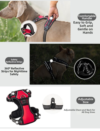 PU Oxford Fabric Dog Harness
