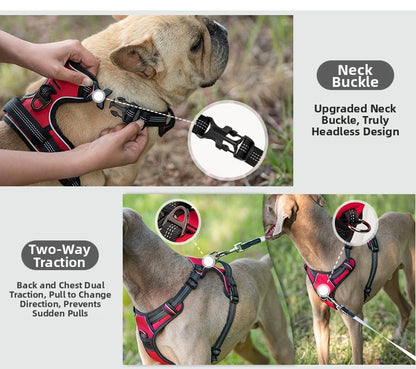 PU Oxford Fabric Dog Harness