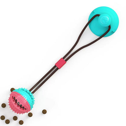 Suction Cup Dog Chew Ball Treat Dispenser